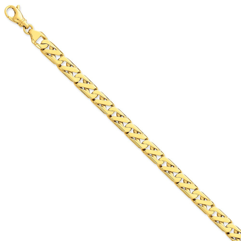 14K Yellow Gold 7.9mm Fancy Link Chain