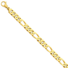 14K Yellow Gold 9.2mm Polished Fancy Link Chain