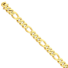 14K Yellow Gold 11.8mm Polished Fancy Link Chain