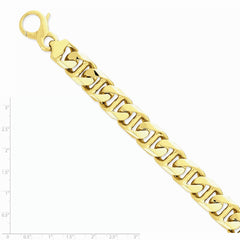 14K Yellow Gold 15.7mm Polished Fancy Link Chain