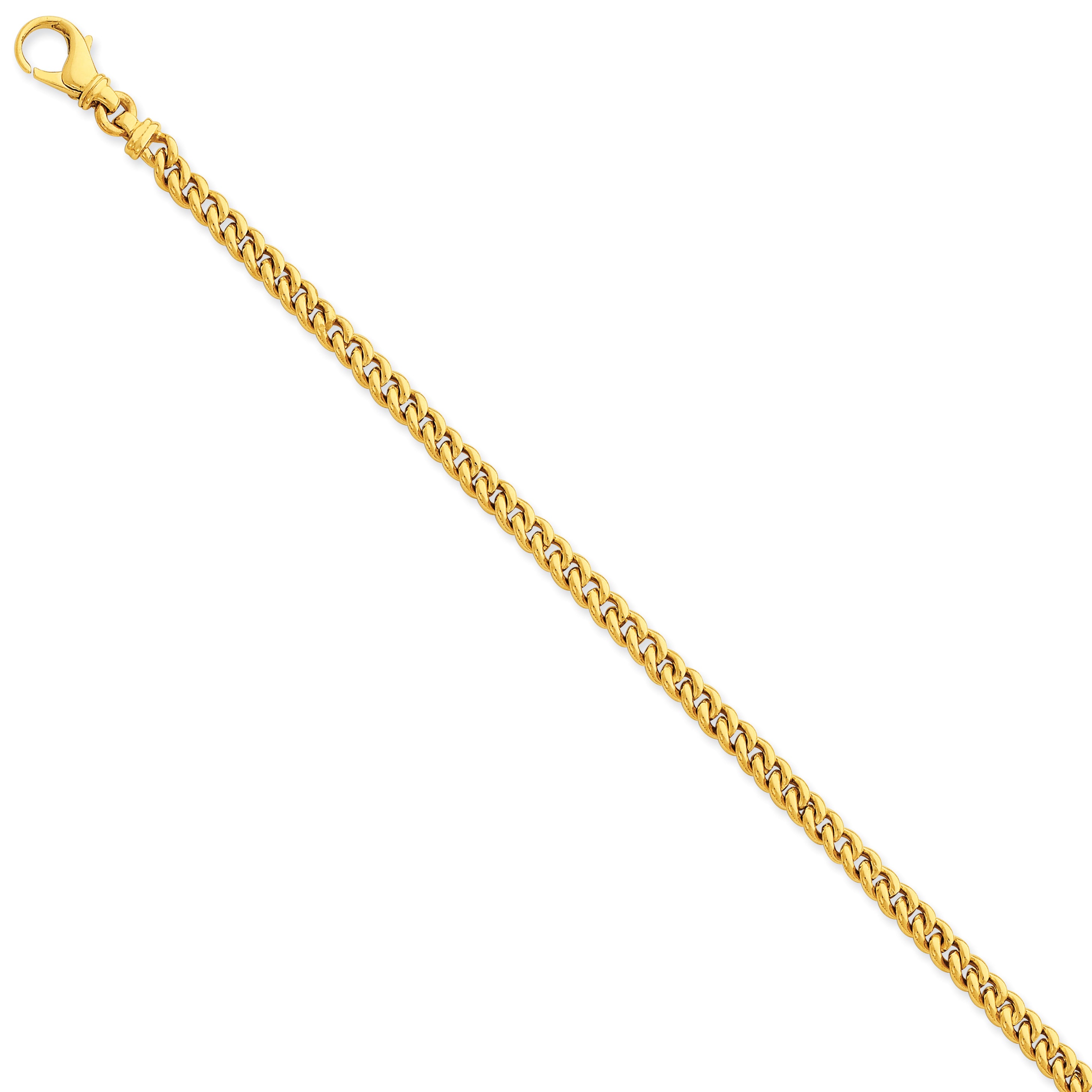 14k 4.5mm Polished Fancy Link Bracelet Main image