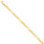 14K 5mm Polished Figaro Link Bracelet