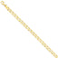 14k 6.5mm Hand-polished Fancy Anchor Link Bracelet