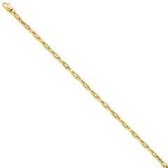 14k 3.25mm Polished Fancy Link Chain