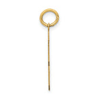 14K Gold Polished Number 23 Charm Medium Laser Cut