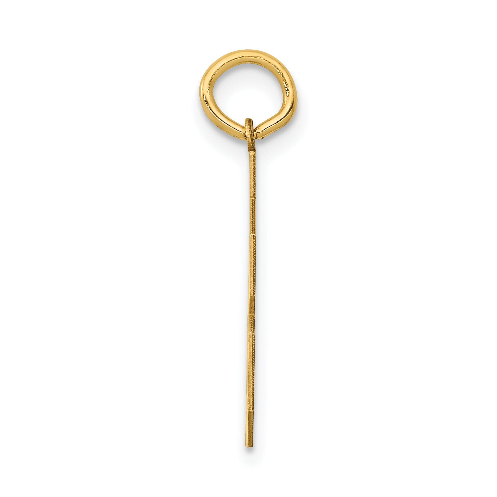14K Gold Polished Number 78 Charm Laser Cut Elegant Medium Size Secondary image