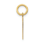 14K Gold Polished Number 7 Charm for Elegant Personalized Jewelry