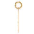 14K Gold Small Boy Charm Pendant with Polished Finish | Solid & Elegant Design