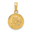 14k Saint Christopher Medal Charm