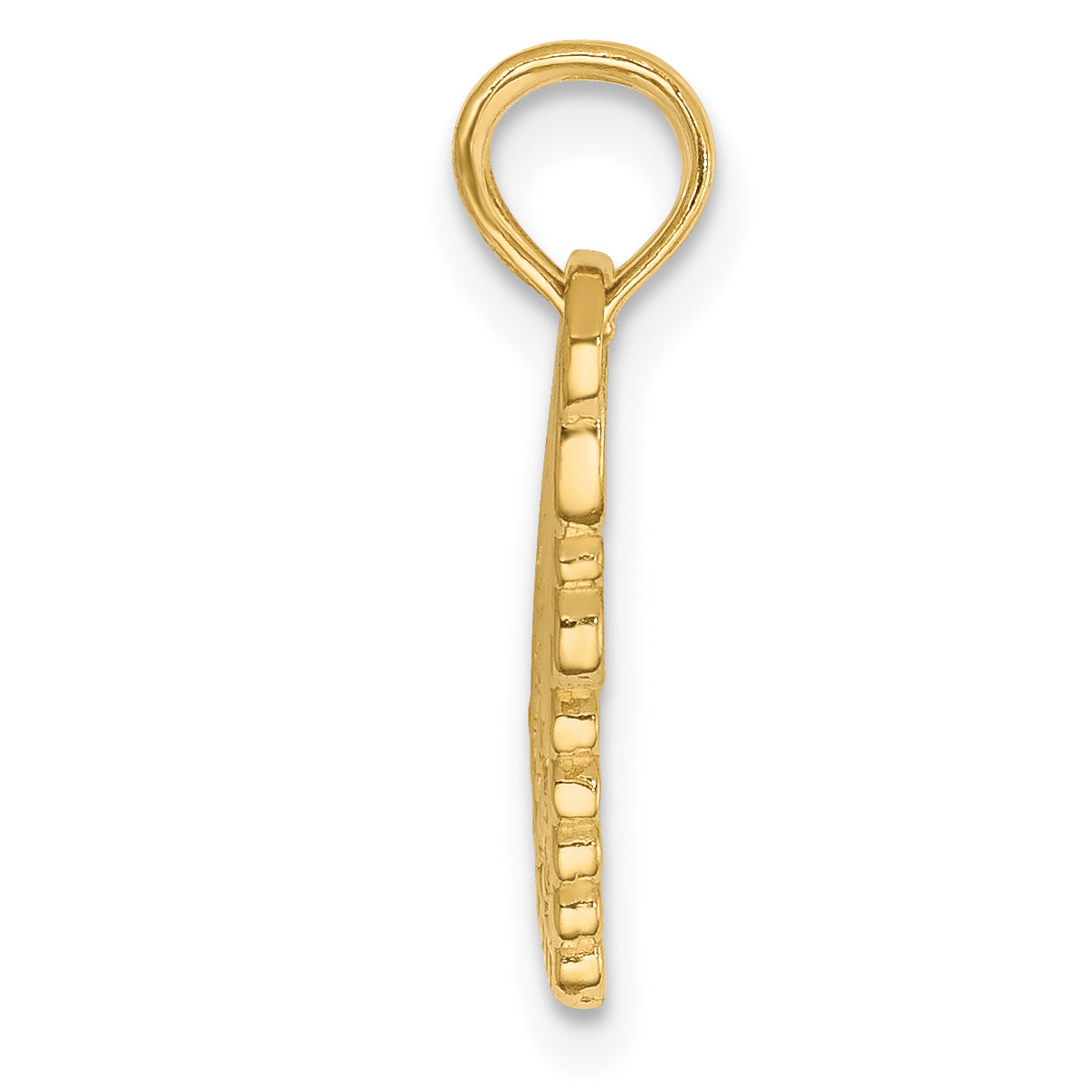 14K Gold Polished Break Apart He Who Holds the Key Charms Secondary image