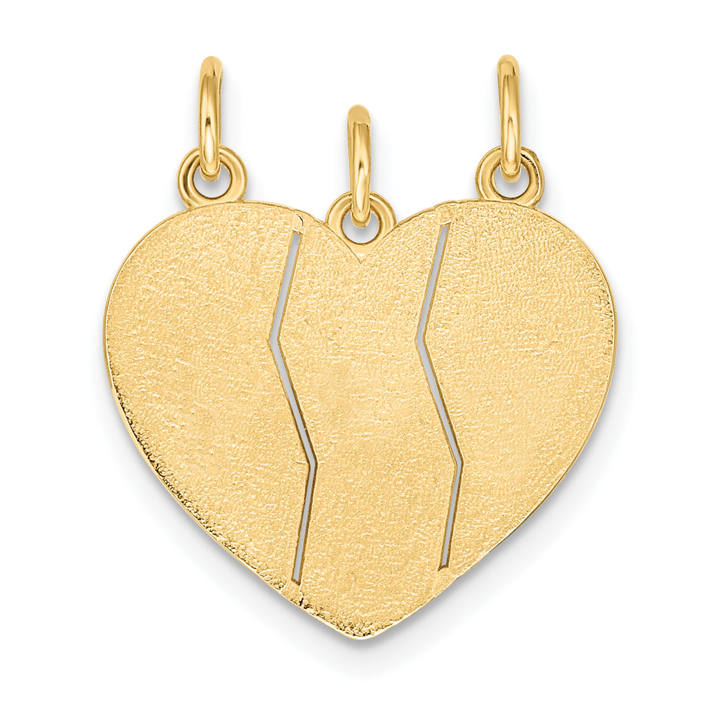 Big Sis-Sis-Lil Sis Break-Apart Charm in 14K Yellow Gold
