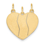 Big Sis-Sis-Lil Sis Break-Apart Charm in 14K Yellow Gold