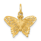 14k Butterfly Charm