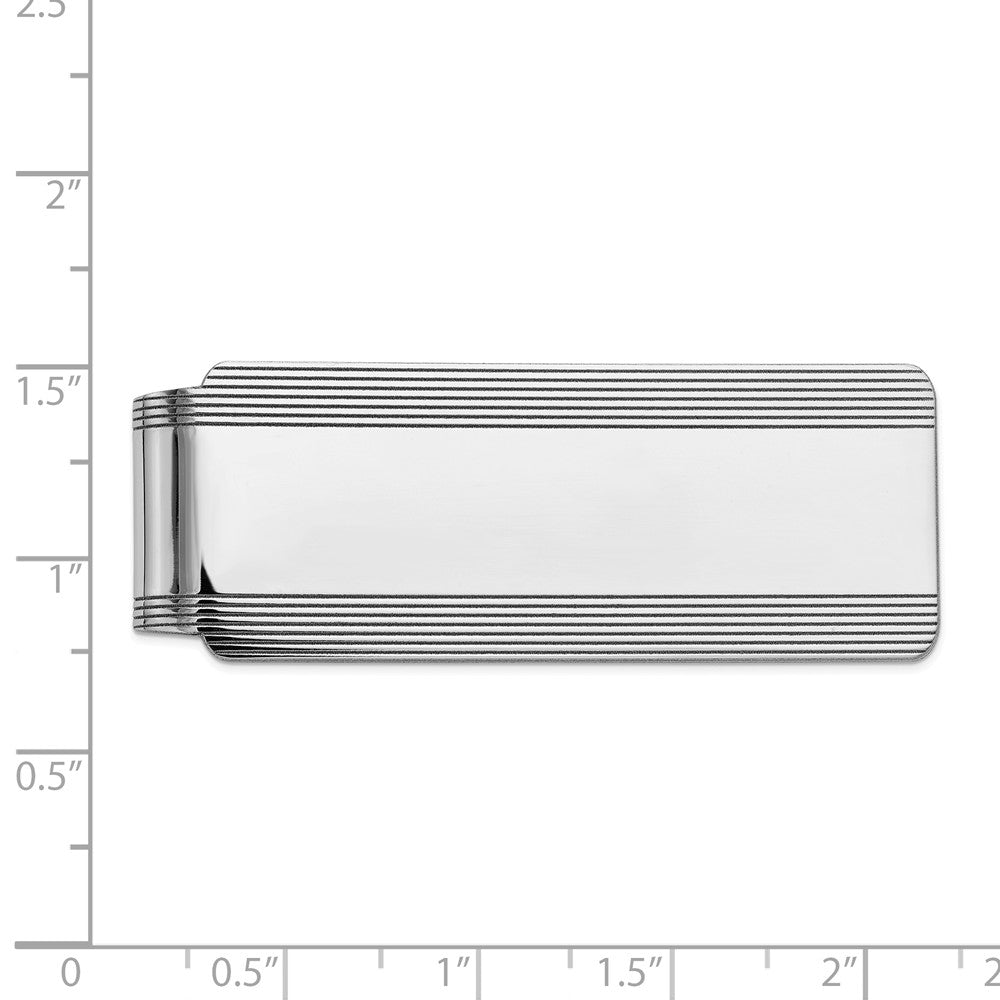 14K White Gold Money clip