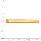 Sophia Jewelers 14K Gold Men's Polished Engravable Tie Bar