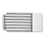 Sophia Jewelers 14K White Gold Men's Polished Engravable Money Clip