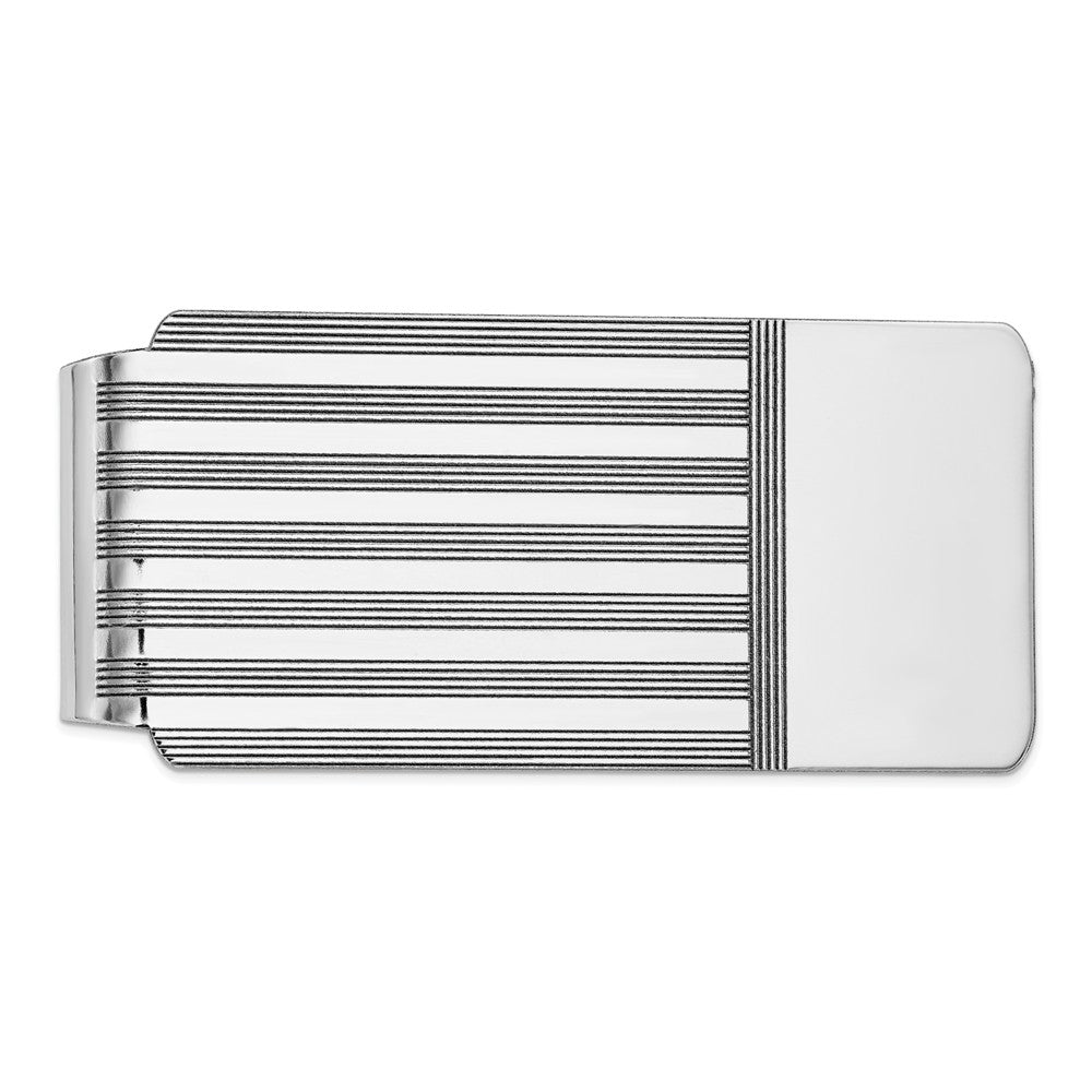 14K White Gold Men's Money Clip