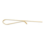 Sophia Jewelers 14K Gold Men's Engravable Polished Tie Bar