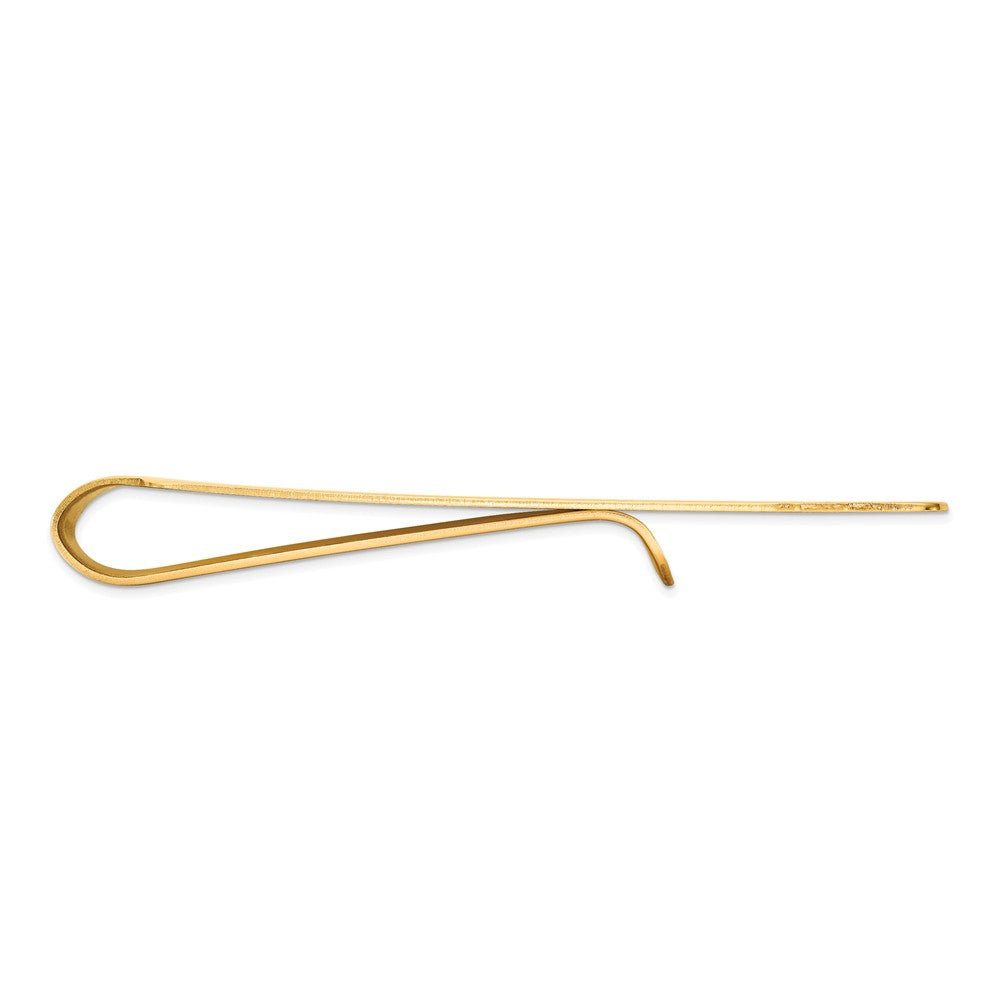14K Gold Men's Engravable Polished Money Clip by Sophia Jewelers