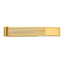 14K Gold Men's Engravable Grooved Tie Bar by Sophia Jewelers
