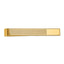 14K Gold Men's Engravable Grooved Tie Bar by Sophia Jewelers