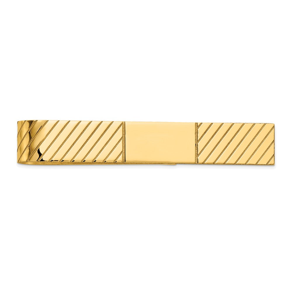 14K Men's Tie Bar