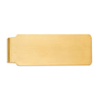 14K Gold Satin Finish Men's Engravable Money Clip Elegant Design