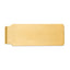 14K Gold Satin Finish Men's Engravable Money Clip Elegant Design