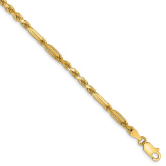 14k 3.0mm Milano Rope Chain