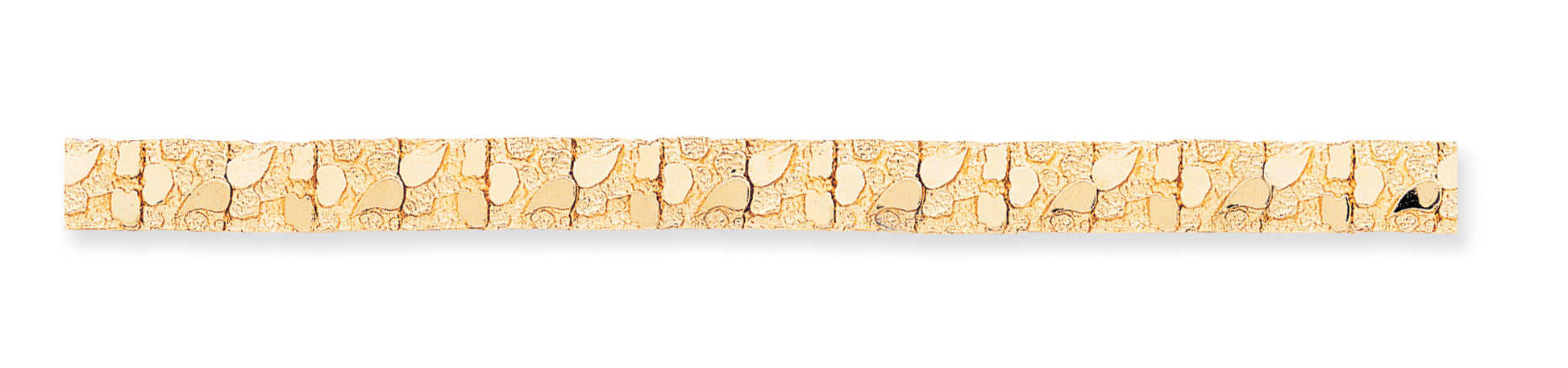 14k 9.5mm Nugget Bracelet