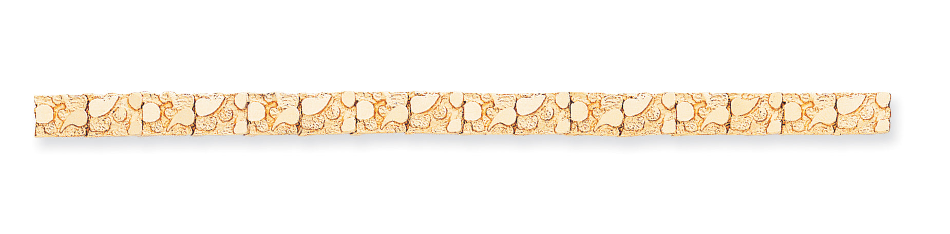 14k 7.00mm Nugget Bracelet