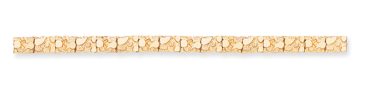 14k 7.00mm Nugget Bracelet