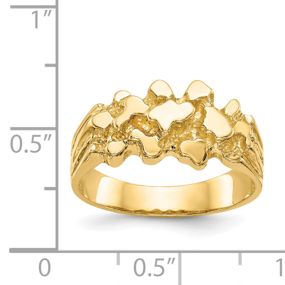 14k Nugget Ring - 8