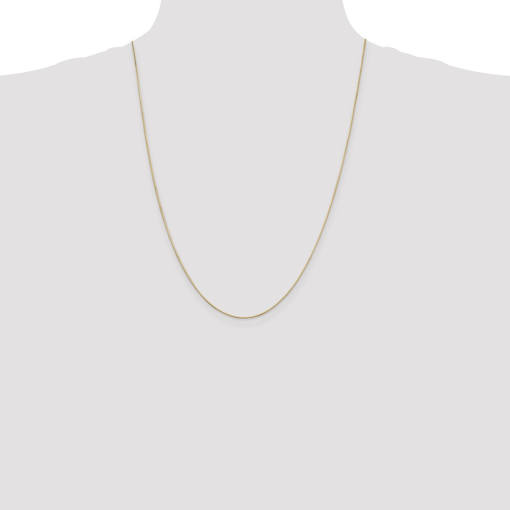 14K .80mm Octagonal Snake Chain