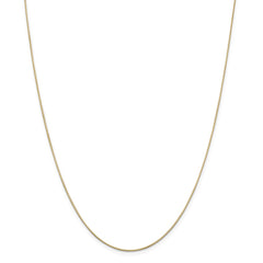 14K Gold Octagonal Snake Chain Necklace with Lobster Clasp - 14 Inch