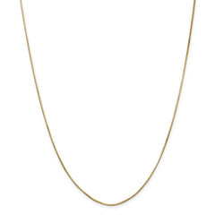 Sophia Jewelers 14K Gold Octagonal Snake Chain Necklace, 16" Elegant Solid Design