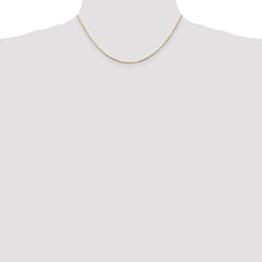 Sophia Jewelers 14K Yellow Gold Solid Octagonal Snake Chain Necklace