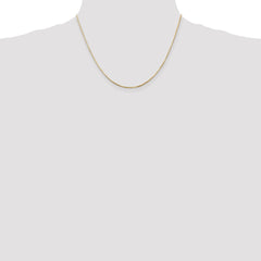 Sophia Jewelers 14K Yellow Gold Solid Octagonal Snake Chain Necklace