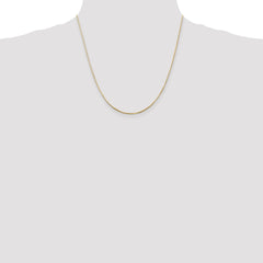 Sophia Jewelers 14K Yellow Gold Solid Octagonal Snake Chain Necklace