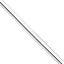 14K White Gold 6mm Domed Omega Bracelet