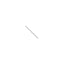 14K White Gold 6mm Domed Omega Necklace