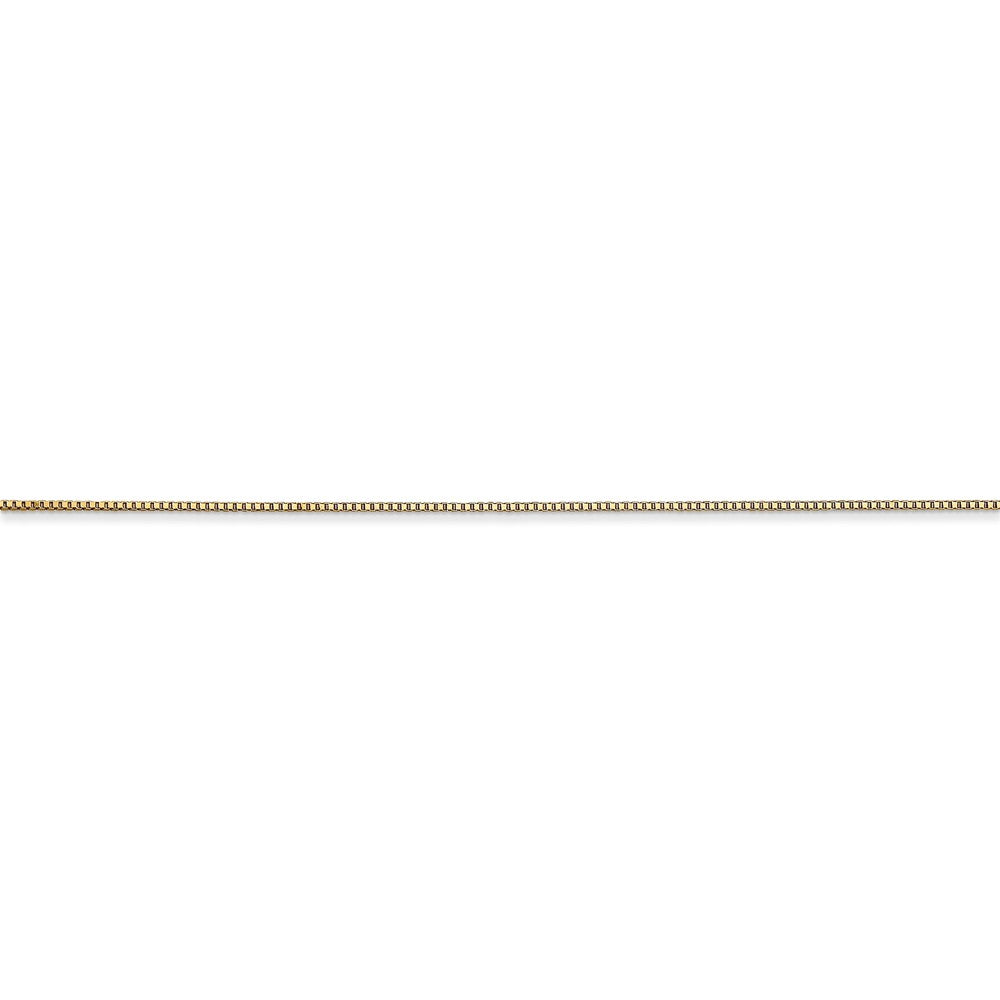 2in 14K Yellow Gold Box Chain Extender (1mm)