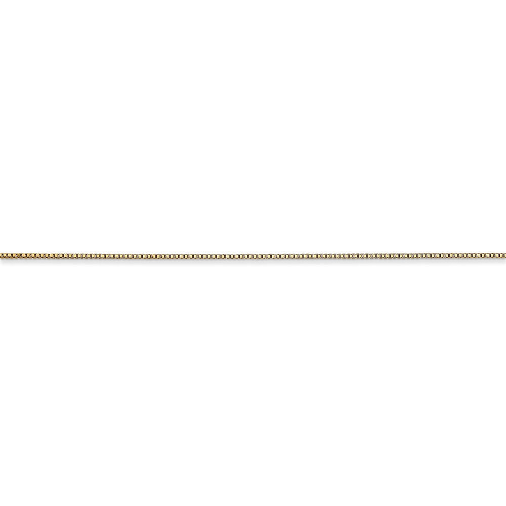 14K Yellow Gold .5mm Box Chain