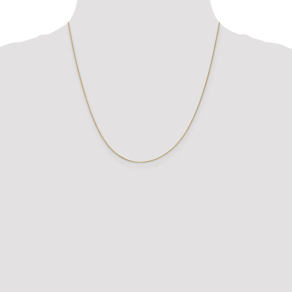 14K Yellow Gold .5mm Box Chain