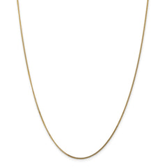 Sophia Jewelers 14K Gold Polished Curb Chain Necklace Elegant 18-Inch