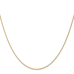 14K Gold Women's Polished Spiga Chain Necklace with Lobster Clasp