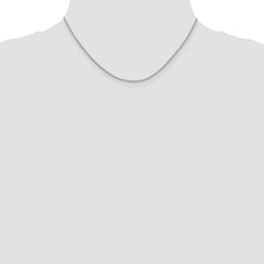 Sophia Jewelers 14K White Gold Polished Cable Chain Necklace