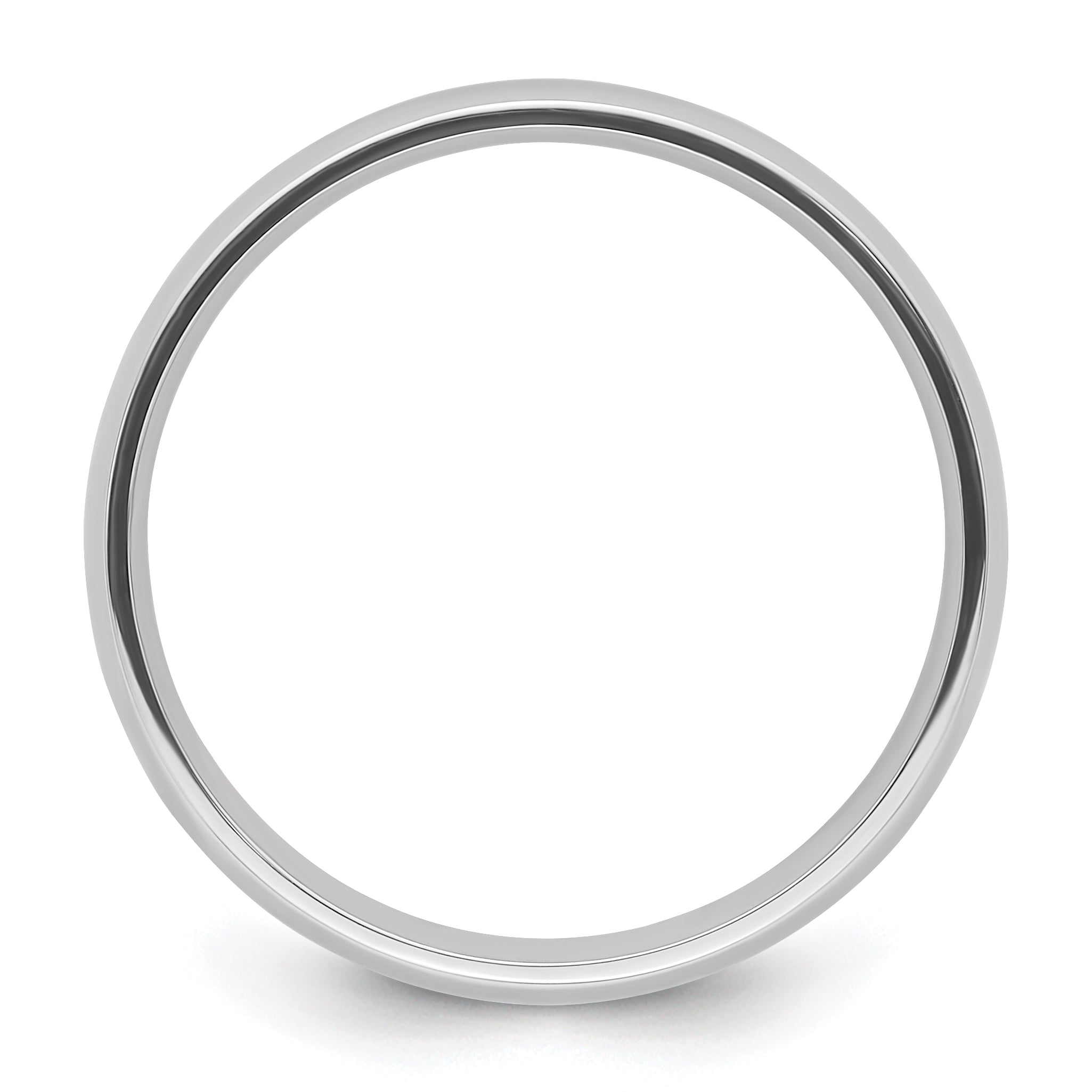 Platinum 5mm Lightweight Comfort-Fit Wedding Band Size 4 Secondary image