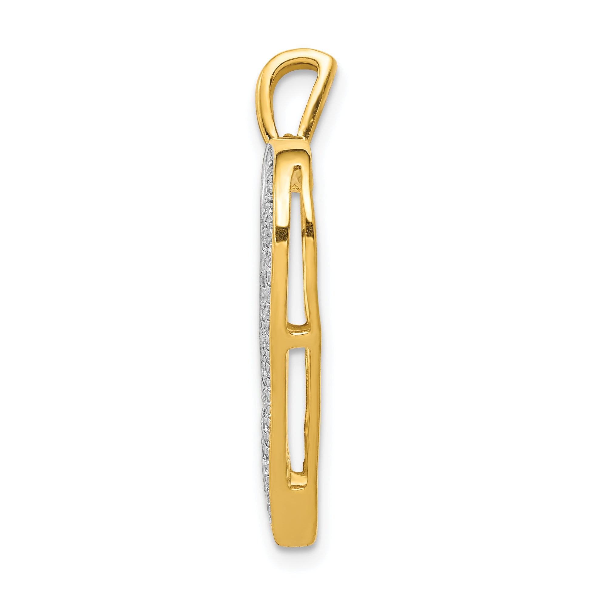 14k 1/4ct. Diamond Heart Pendant Secondary image