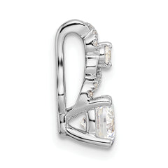 14K White Gold Lab Grown Diamond Fashion Pendant